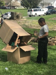 First Free Play Day for Lexington's Plant and Play Project