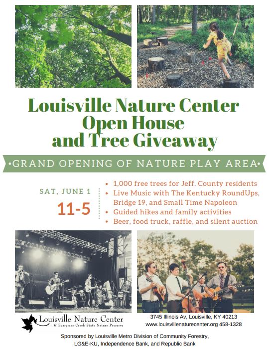 Louisville Nature Center Opens a New Nature Play Area