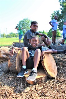 New "Pop-Up" Natural Play Area at Russell Lee Park in Louisville